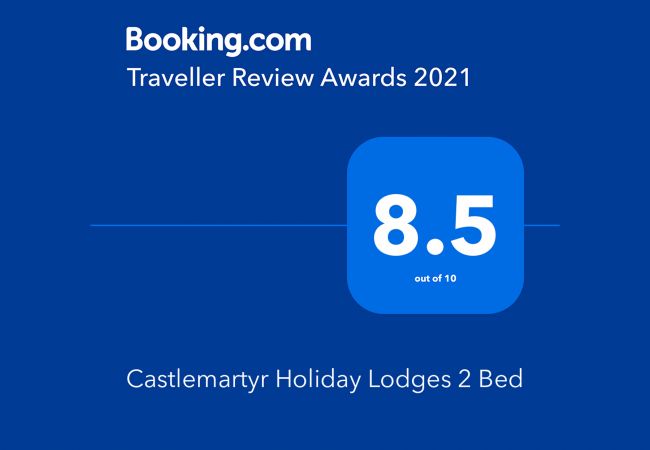 Booking.com Travel Award 2021 | Castlemartyr Holiday Lodges Travel Award | Trident Holiday Homes