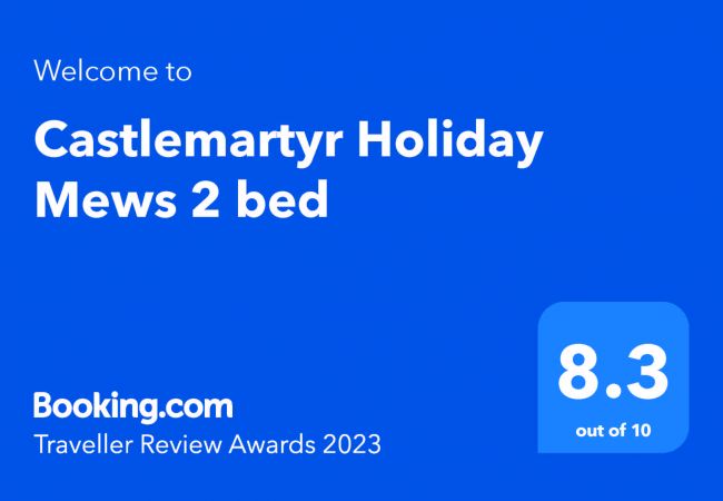 Booking.com Traveller Awards | Castlemartyr Holiday Mews - Luxury Self Catering Holiday Accommodation Available in Castlemartyr Resort & Spa