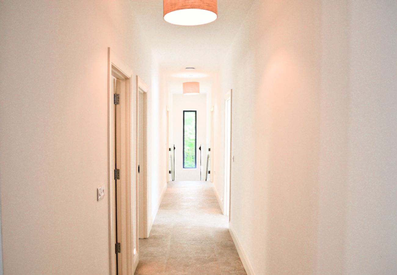 Lough Conn Haven Holiday Home. Bright modern hallway. 